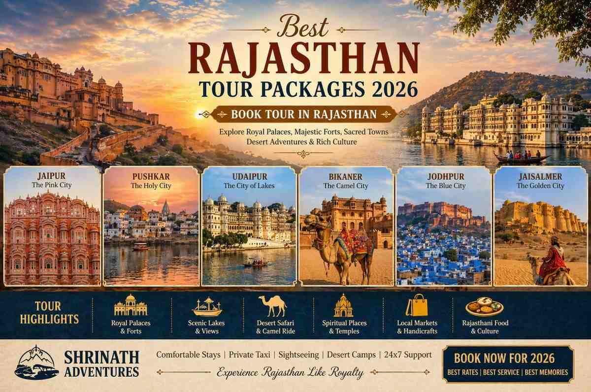 Best Rajasthan Tour Packages 2026 – Book Tour In Rajasthan