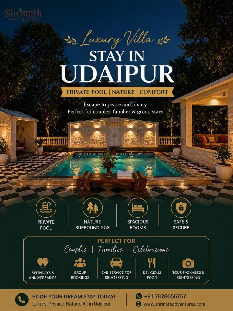 book villa in udaipur