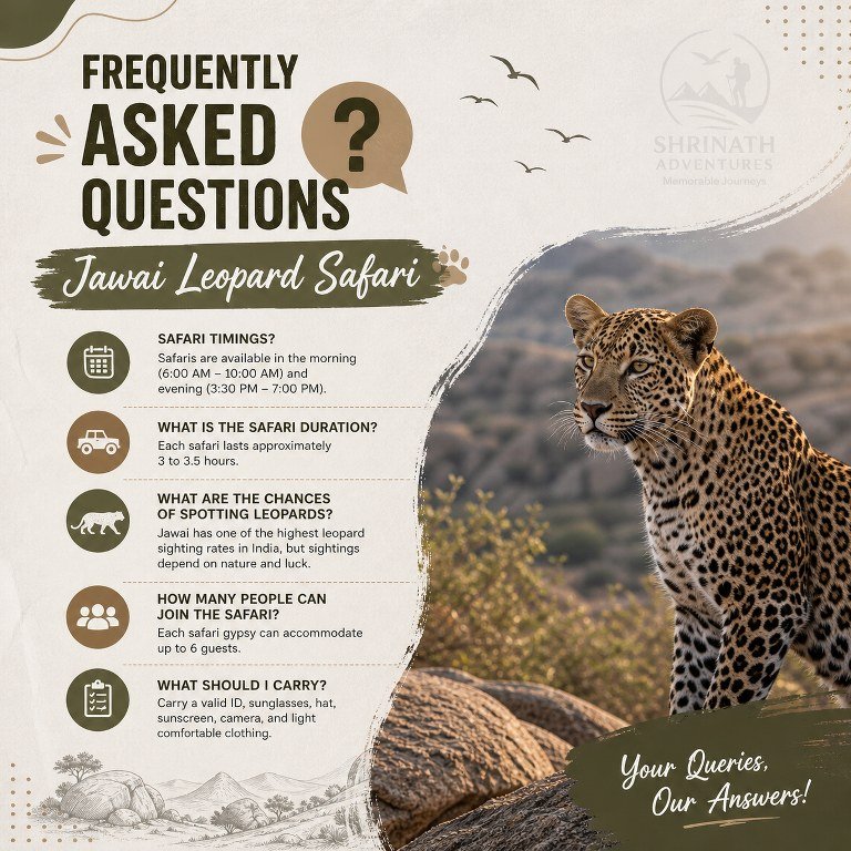 Frequently Asked Questions — Jawai Leopard Safari
