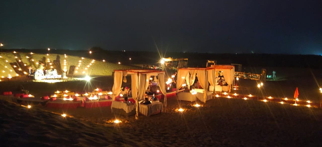 Professionally arranged celebration by an event company in Jaisalmer