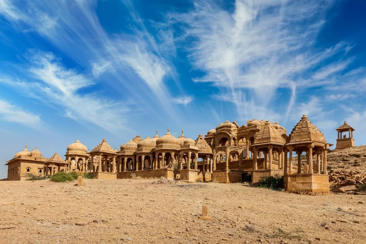 Bada Bagh royal cenotaphs near Jaisalmer