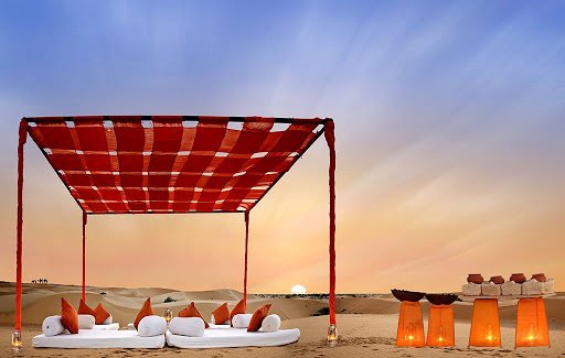 Sam Sand Dunes setting for desert events in Jaisalmer