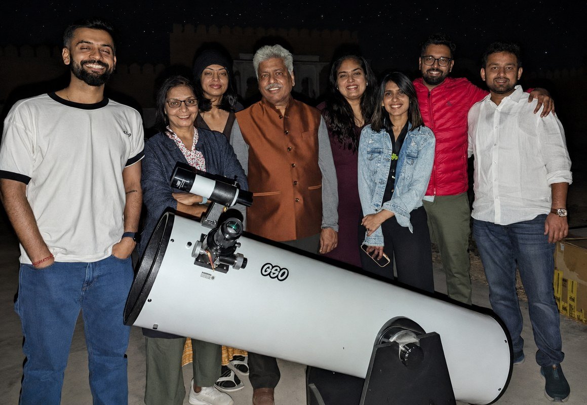Private and group stargazing event in Jaisalmer