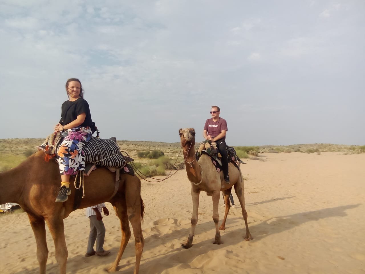 Quiet desert setting for stargazing in Jaisalmer