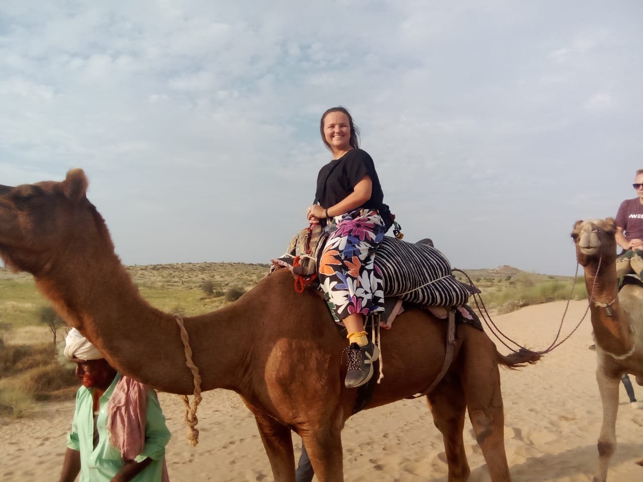 Desert camp landscape for a night stay in Jaisalmer