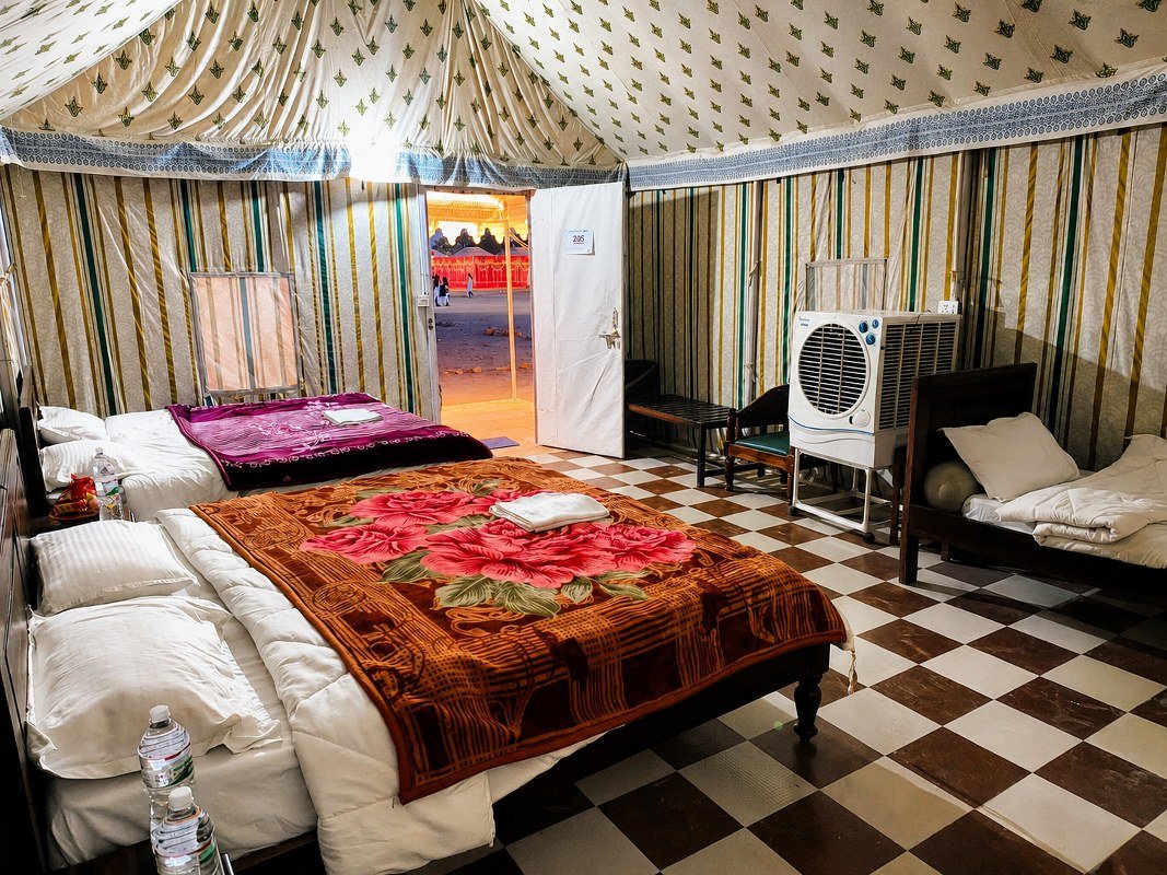 Jaisalmer family camp room interior
