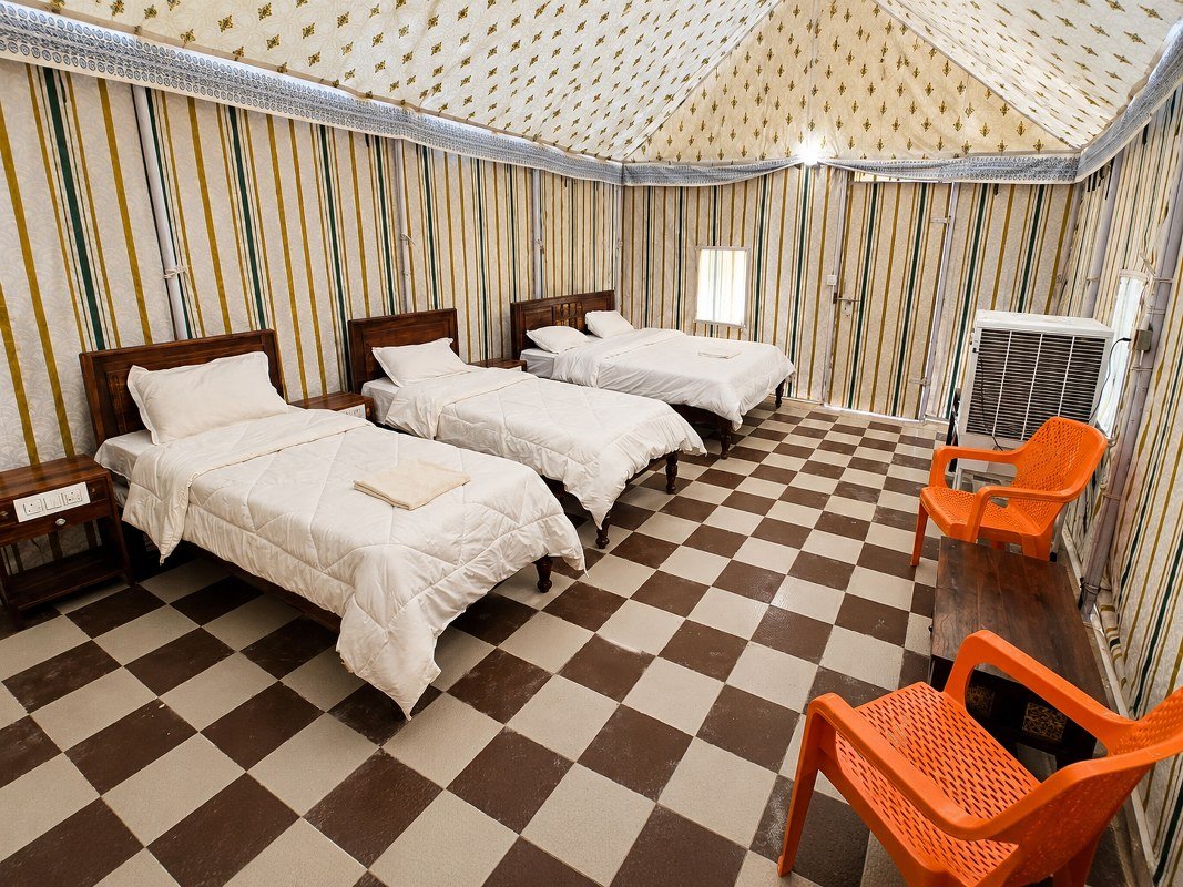 Large tent for family desert stay