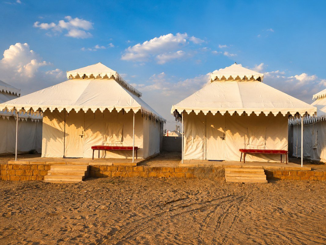 Family Desert Camp in Jaisalmer spacious tent