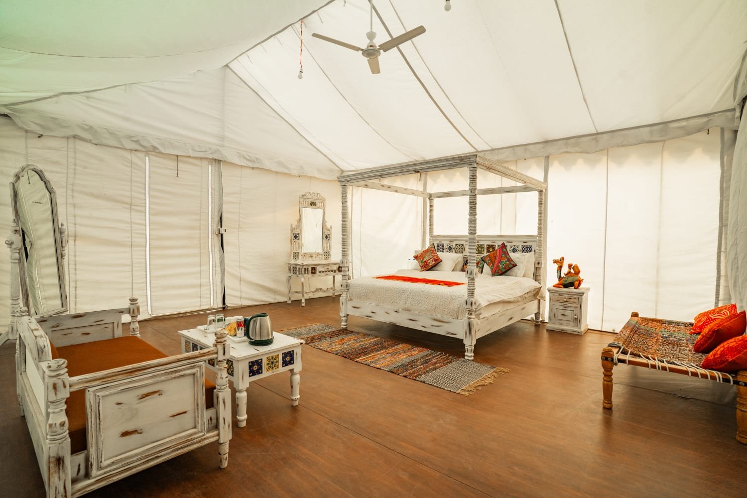 Signature Swiss Tent with Jacuzzi at Mayara Fort