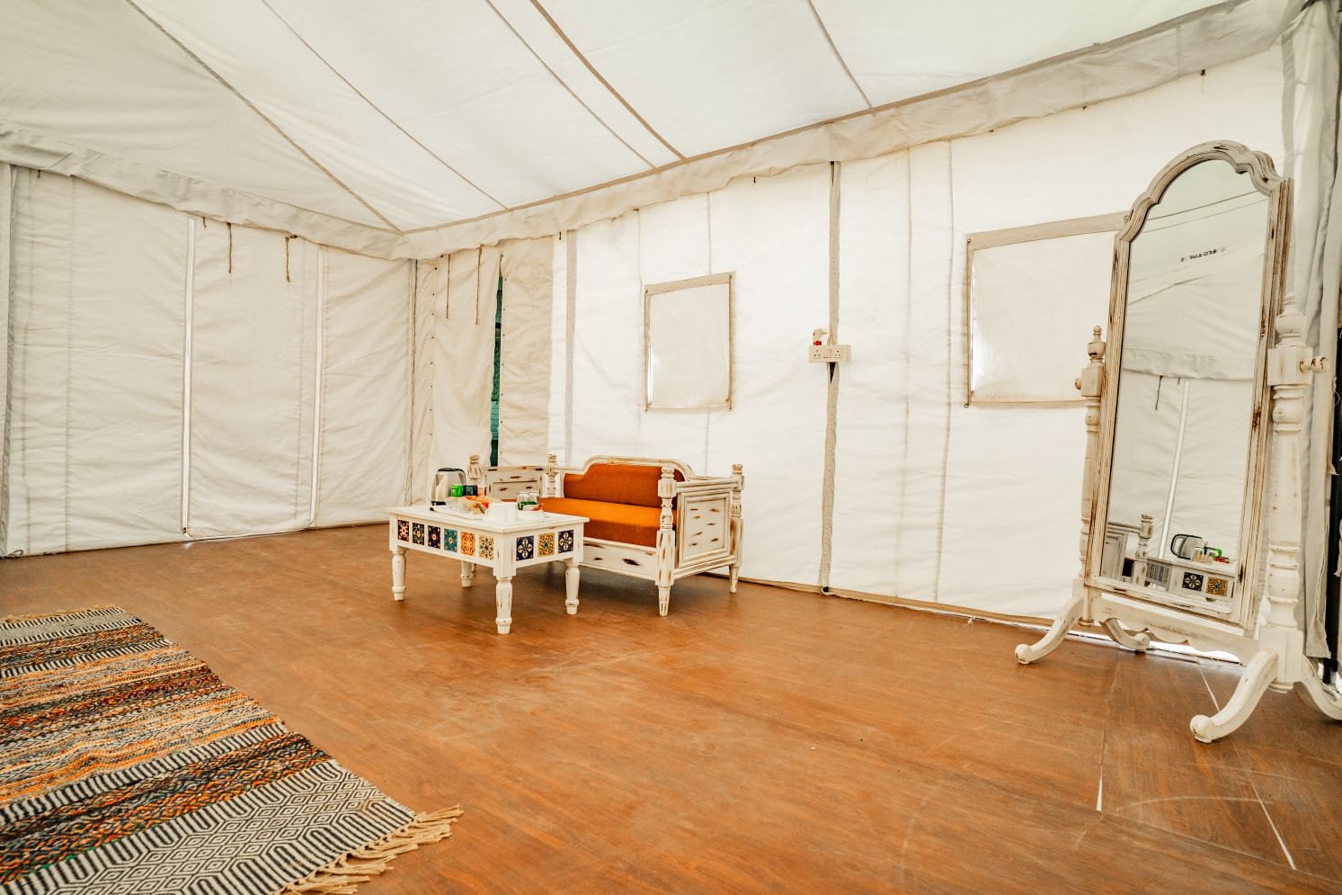 Desert camp in Jaisalmer with swimming pool