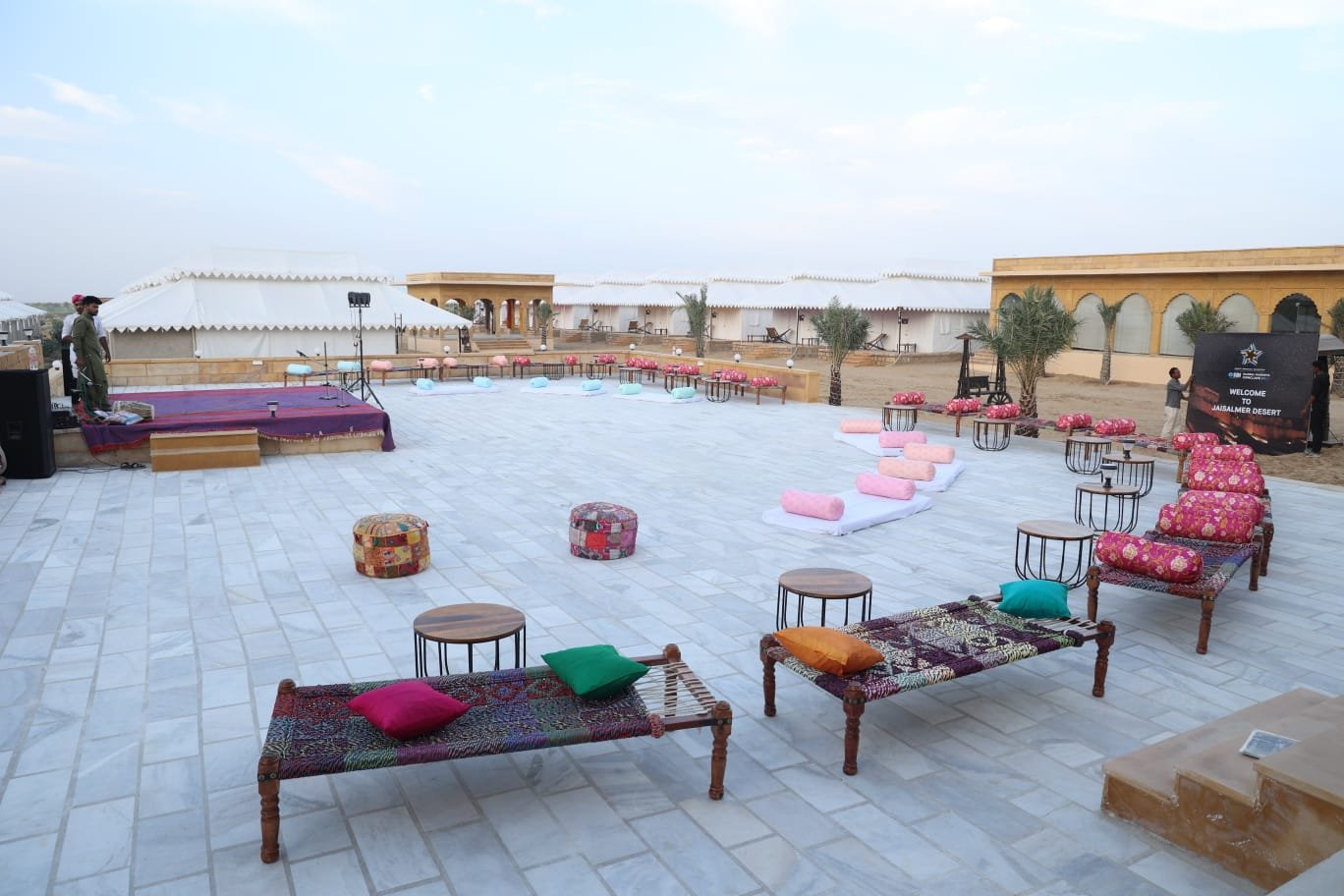 Luxury desert camp with pool Jaisalmer